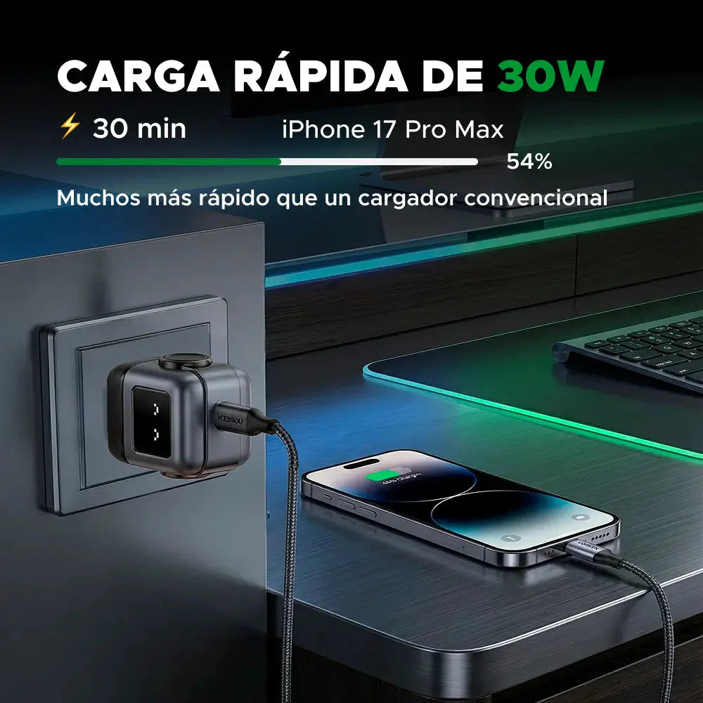 Cargador Robot UGREEN Carga Rápida